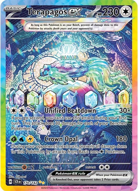 Pokemon: Terapagos ex - 170/142 card image