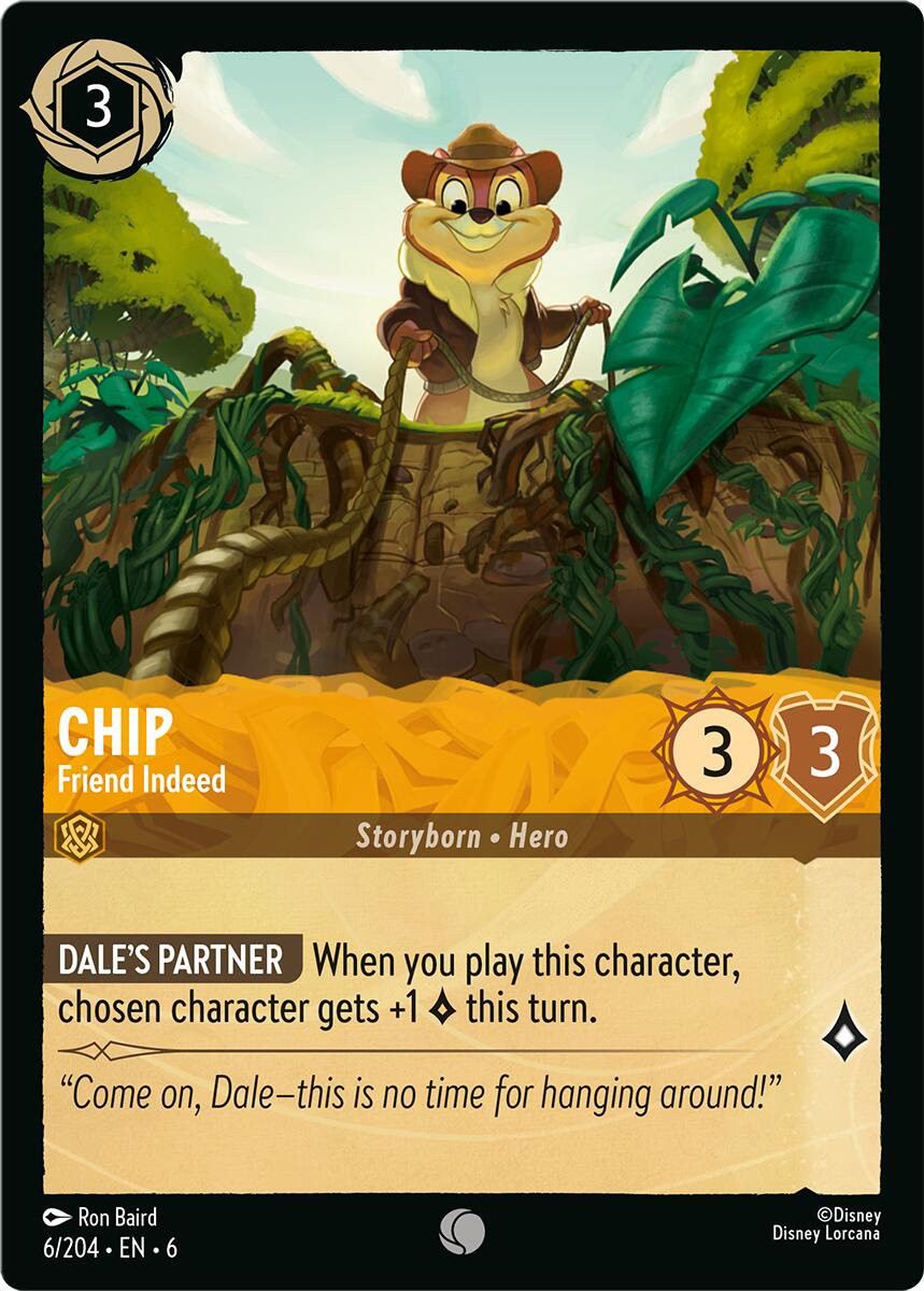 Disney Lorcana: Chip - Friend Indeed card image