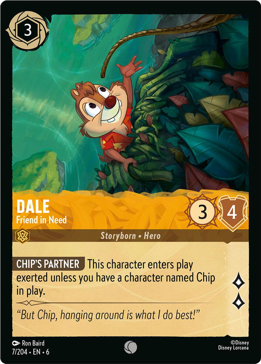 Disney Lorcana: Dale - Friend in Need card image