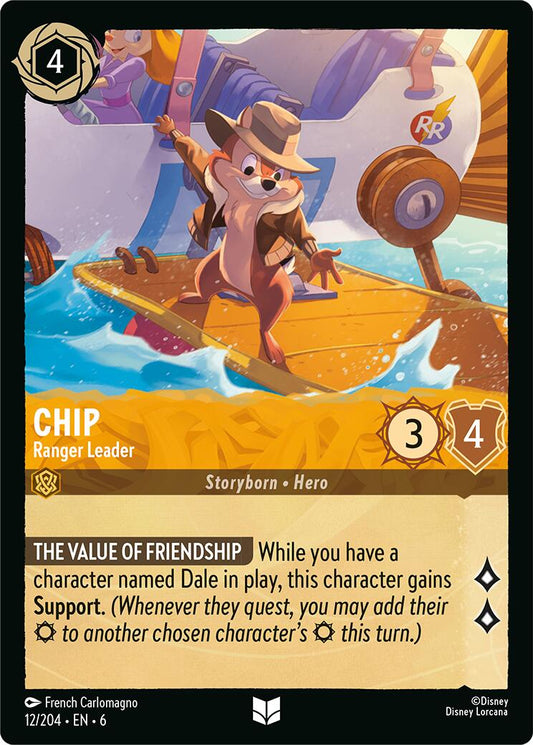 Disney Lorcana: Chip - Ranger Leader card image