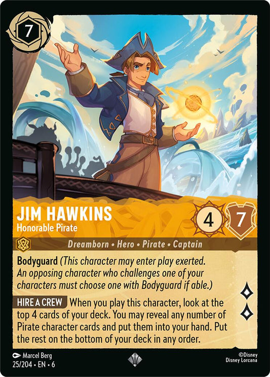 Disney Lorcana: Jim Hawkins - Honorable Pirate card image