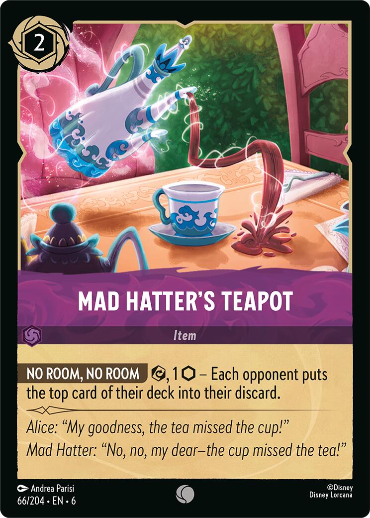 Disney Lorcana: Mad Hatter's Teapot card image