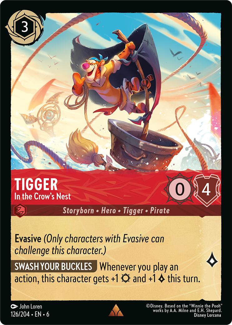 Disney Lorcana: Tigger - In the Crow's Nest card image