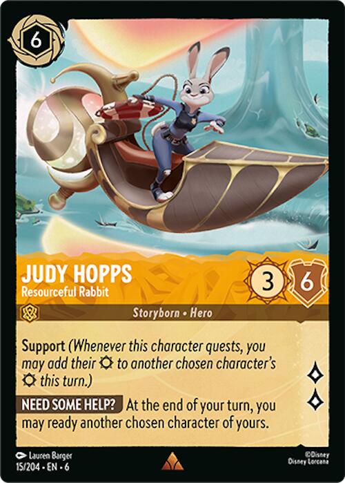 Disney Lorcana: Judy Hopps - Resourceful Rabbit card image