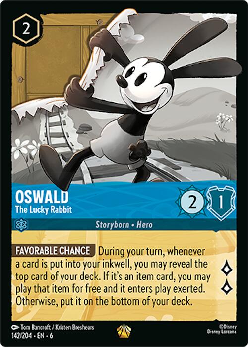 Disney Lorcana: Oswald - The Lucky Rabbit card image