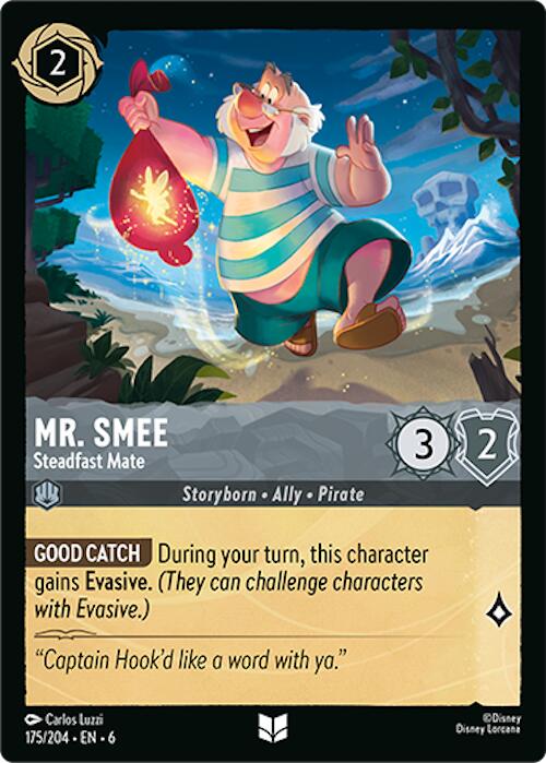 Disney Lorcana: Mr. Smee - Steadfast Mate card image