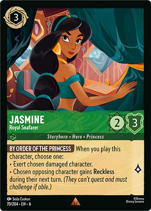 Disney Lorcana: Jasmine - Royal Seafarer card image