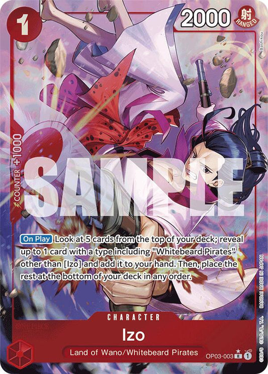 One Piece Card Game: Izo (OP03-003) (Alternate Art) card image