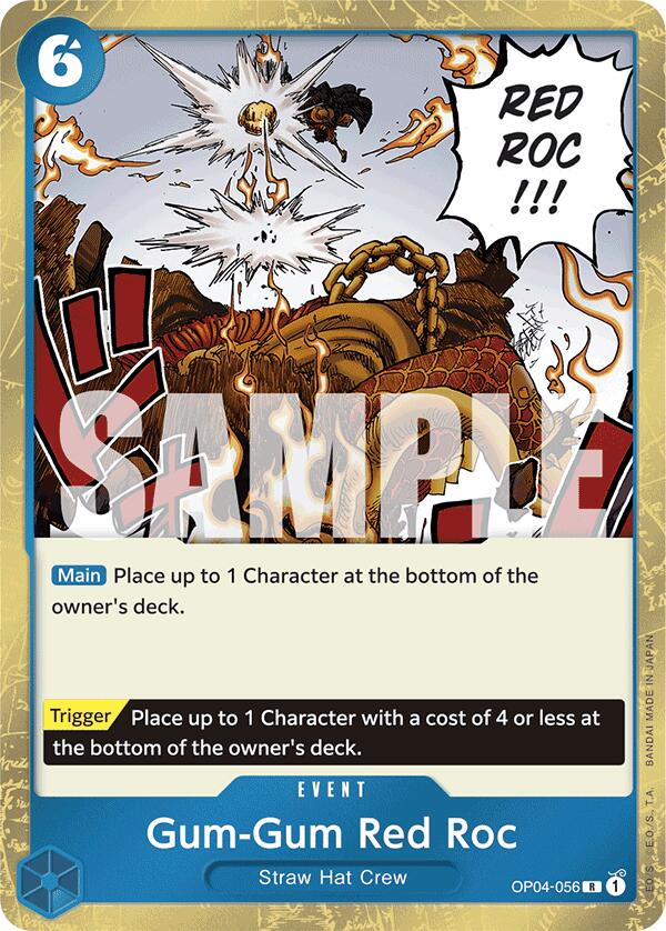 One Piece Card Game: Gum-Gum Red Roc (Jolly Roger Foil) card image