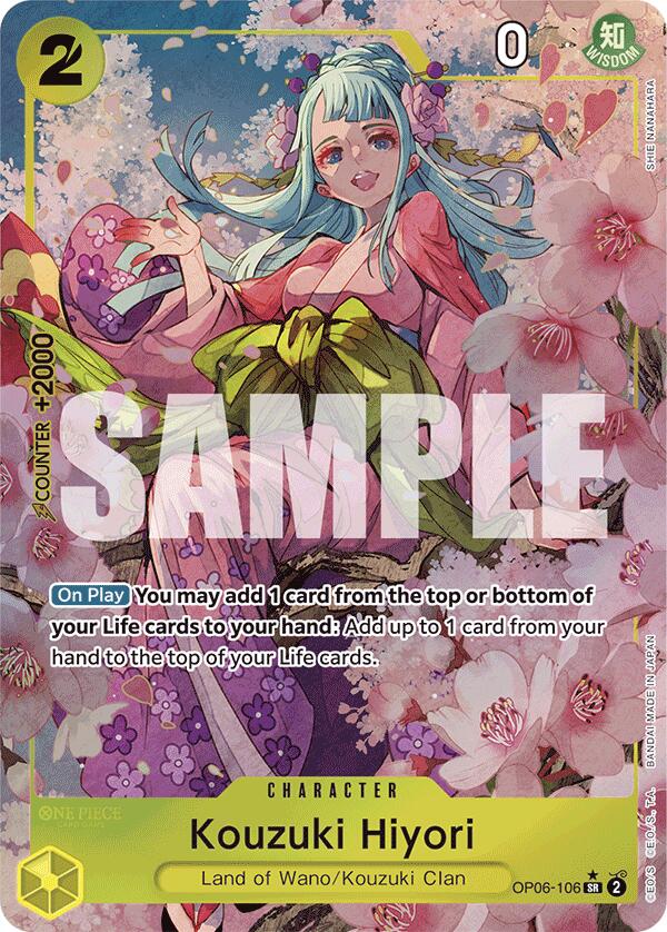 One Piece Card Game: Kouzuki Hiyori (Alternate Art) card image