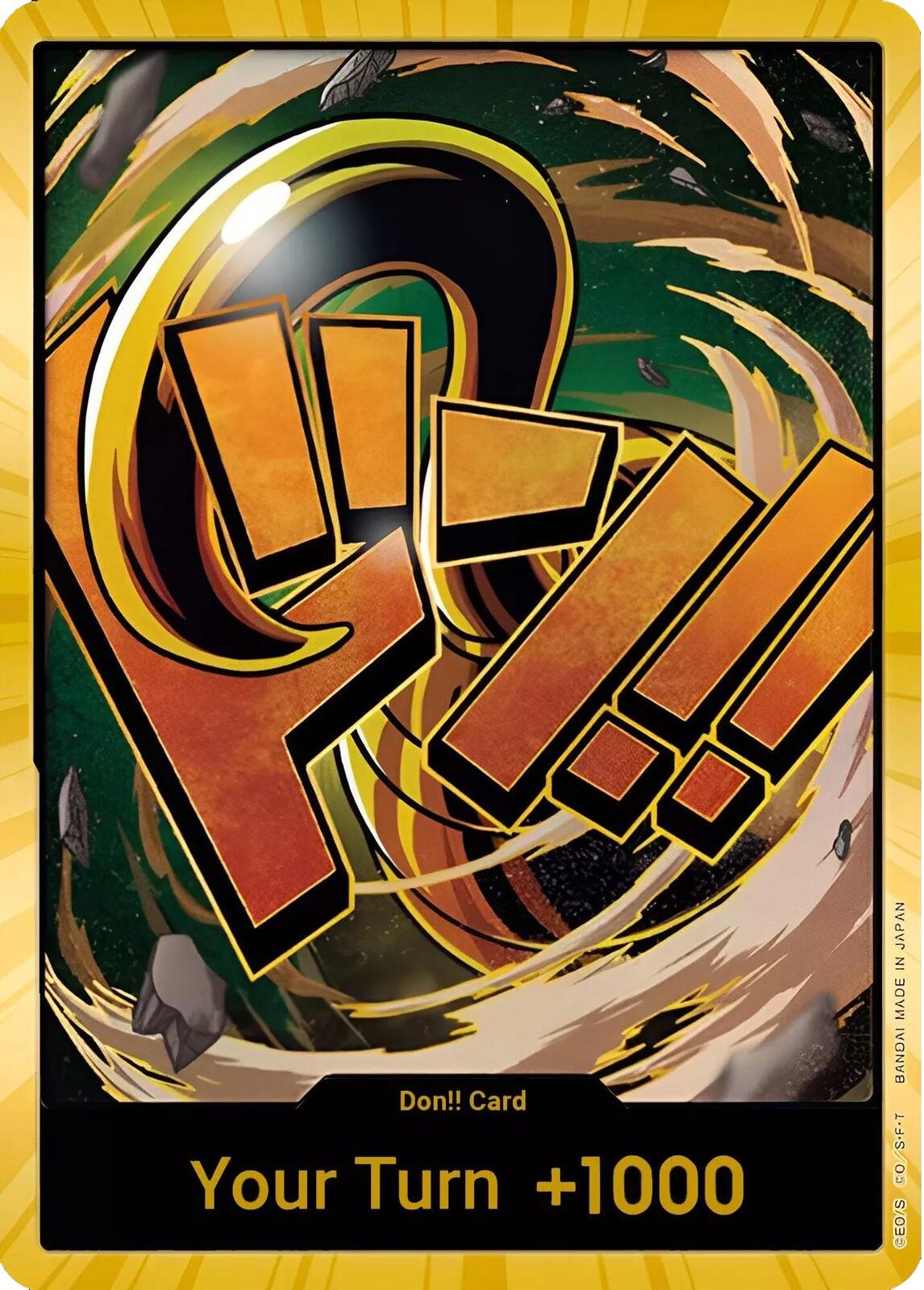 One Piece Card Game: DON!! Card (Crocodile) (Gold) card image