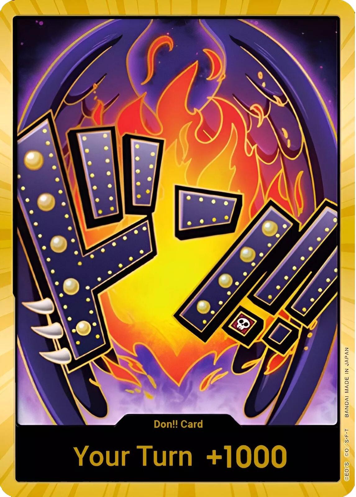 One Piece Card Game: DON!! Card (King) (Gold) card image