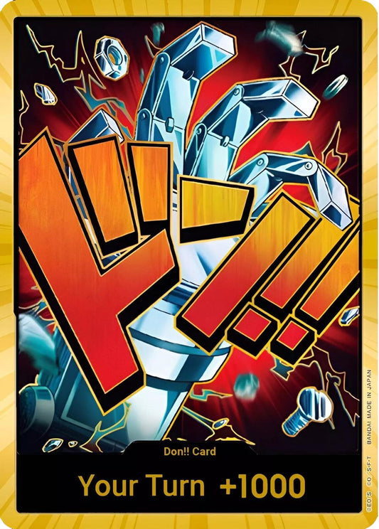 One Piece Card Game: DON!! Card (Eustass "Captain" Kid) (Gold) card image