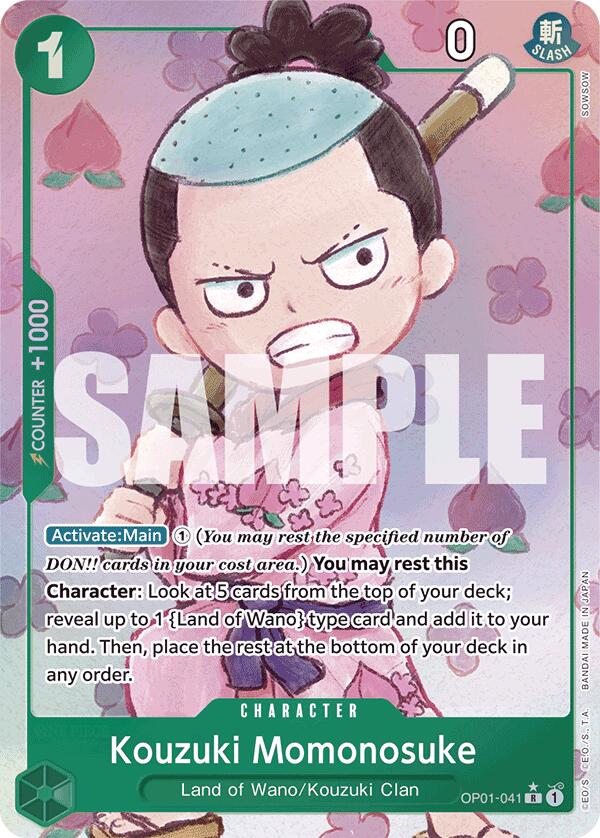 One Piece Card Game: Kouzuki Momonosuke (Alternate Art) card image