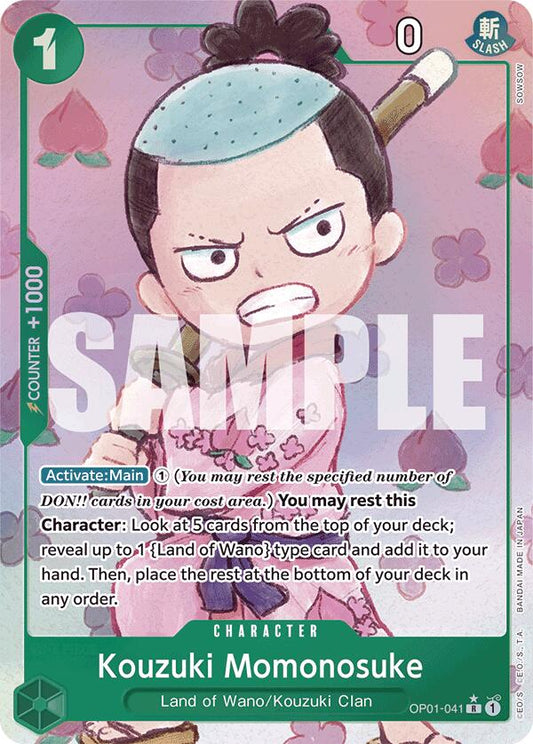 One Piece Card Game: Kouzuki Momonosuke (Alternate Art) card image