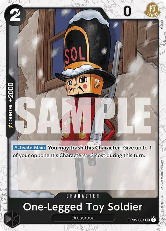 One Piece Card Game: One-Legged Toy Soldier (Jolly Roger Foil) card image