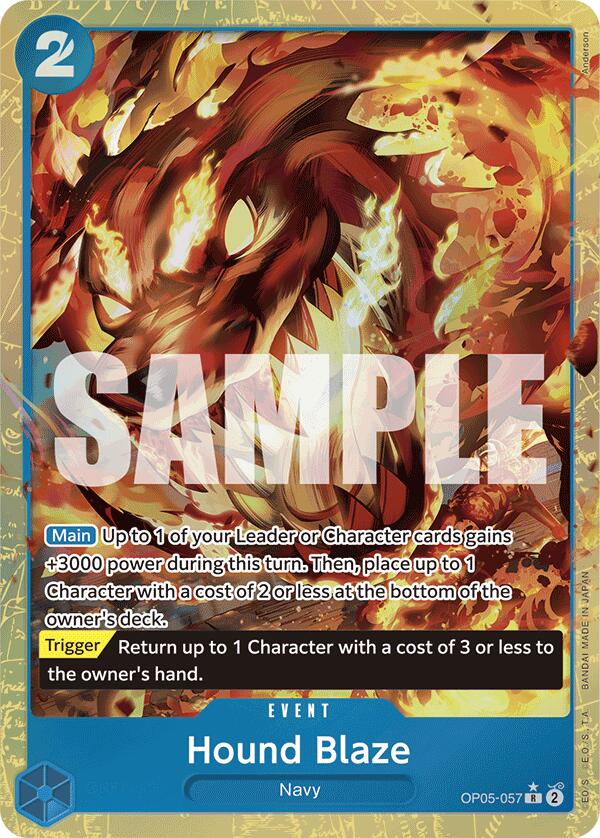 One Piece Card Game: Hound Blaze (Alternate Art) card image