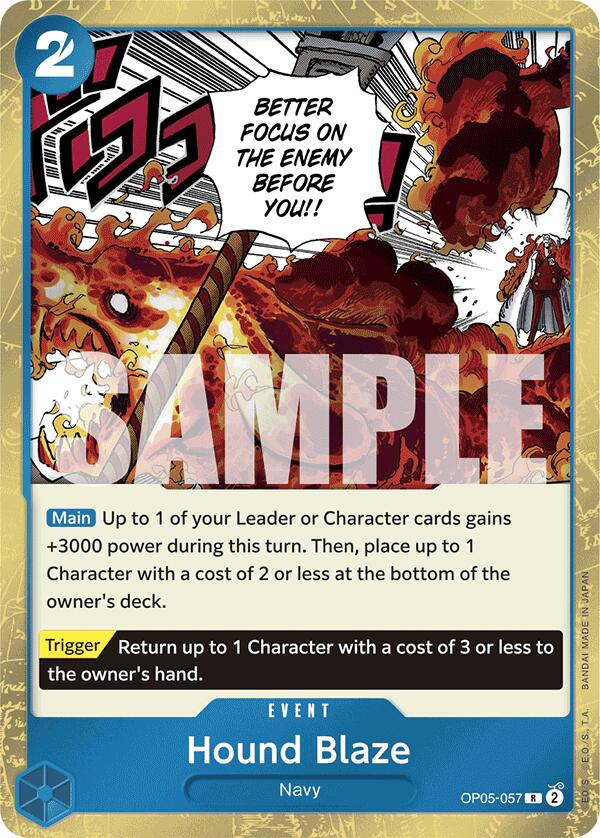 One Piece Card Game: Hound Blaze (Jolly Roger Foil) card image