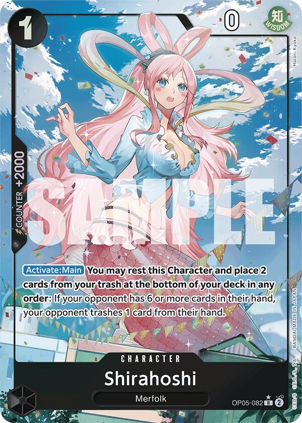 One Piece Card Game: Shirahoshi (OP05-082) (Full Art) card image