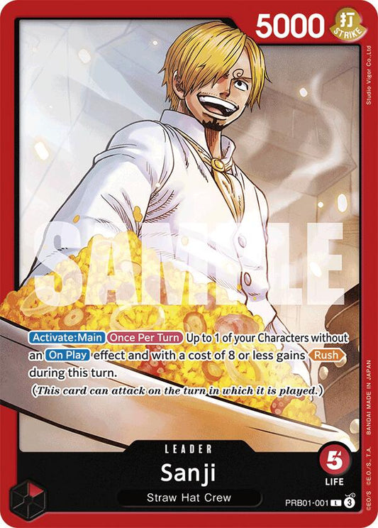 One Piece Card Game: Sanji (PRB01-001) card image