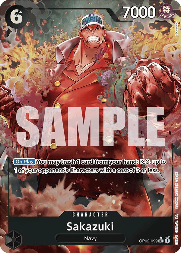 One Piece Card Game: Sakazuki (Alternate Art) card image