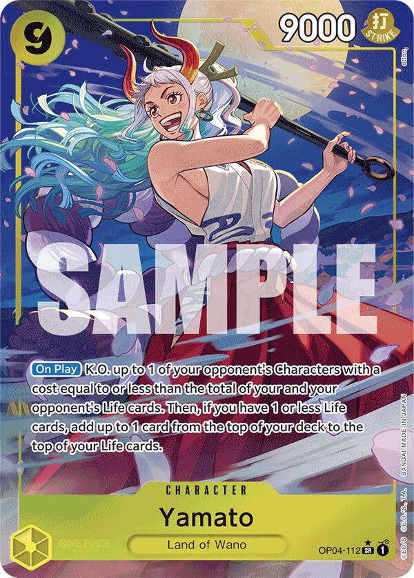 One Piece Card Game: Yamato (OP04-112) (Alternate Art) card image