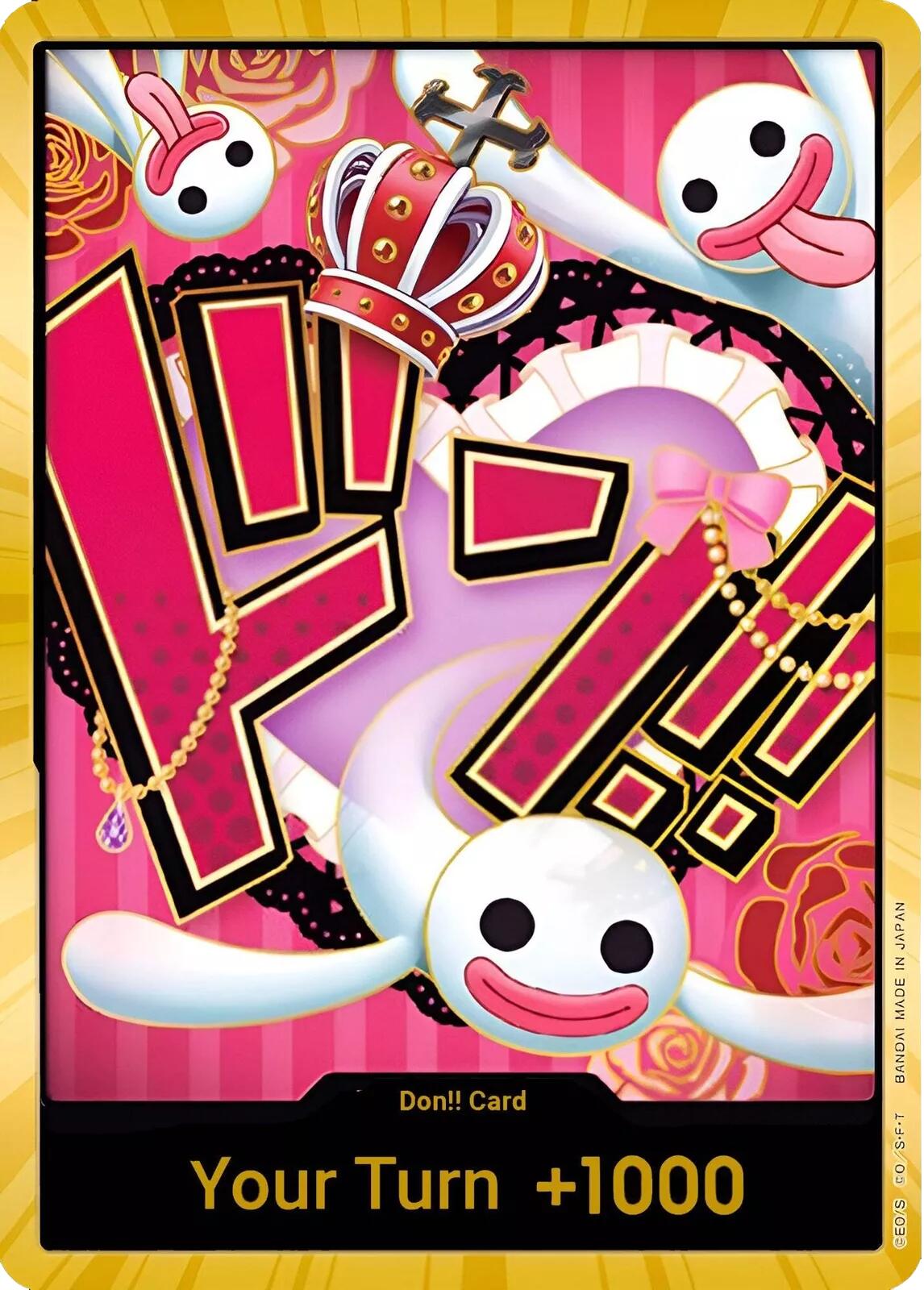 One Piece Card Game: DON!! Card (Perona) (Gold) card image