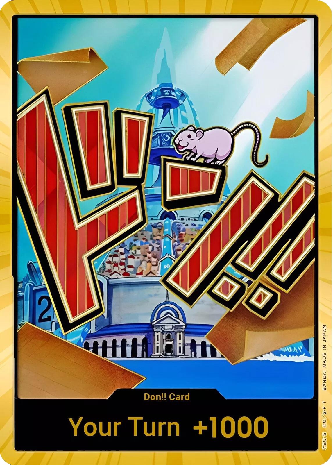 One Piece Card Game: DON!! Card (Iceberg) (Gold) card image