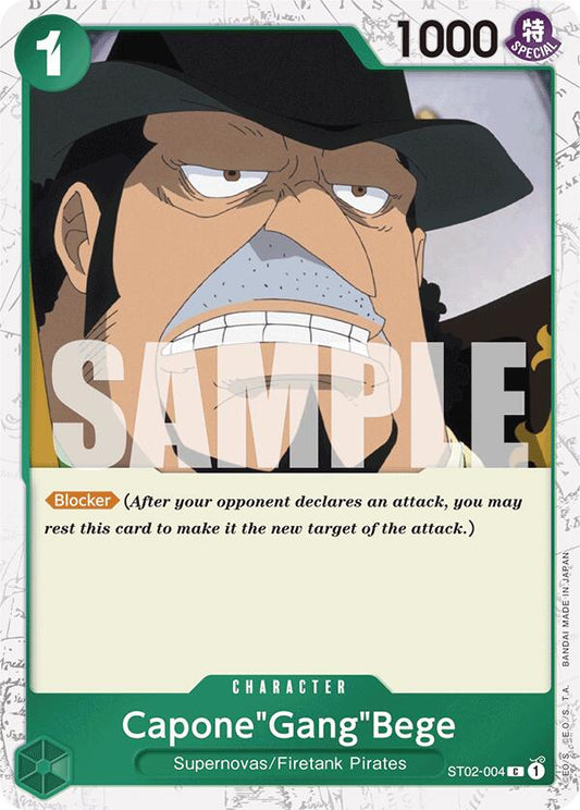 One Piece Card Game: Capone"Gang"Bege (ST02-004) (Jolly Roger Foil) card image