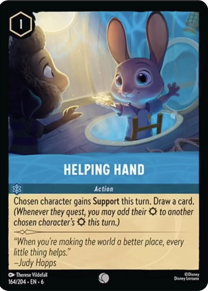 Disney Lorcana: Helping Hand card image