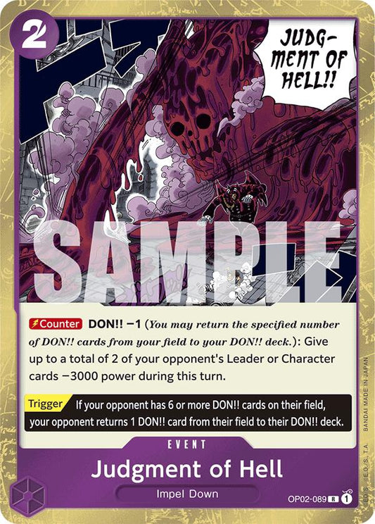 One Piece Card Game: Judgment of Hell (Jolly Roger Foil) card image