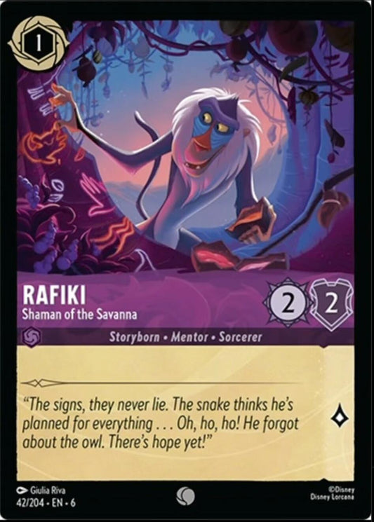 Disney Lorcana: Rafiki - Shaman of the Savanna card image