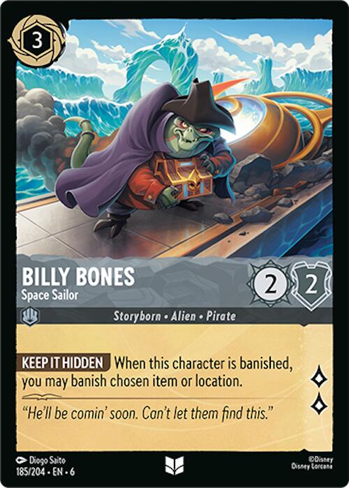 Disney Lorcana: Billy Bones - Space Sailor card image