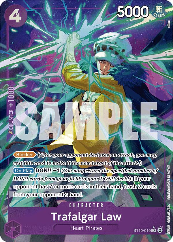 One Piece Card Game: Trafalgar Law (ST10-010) (Alternate Art) card image