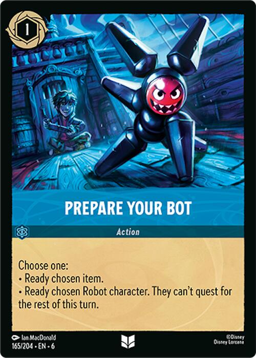 Disney Lorcana: Prepare Your Bot card image