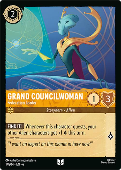 Disney Lorcana: Grand Councilwoman - Federation Leader card image