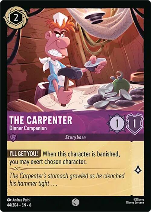 Disney Lorcana: The Carpenter - Dinner Companion card image