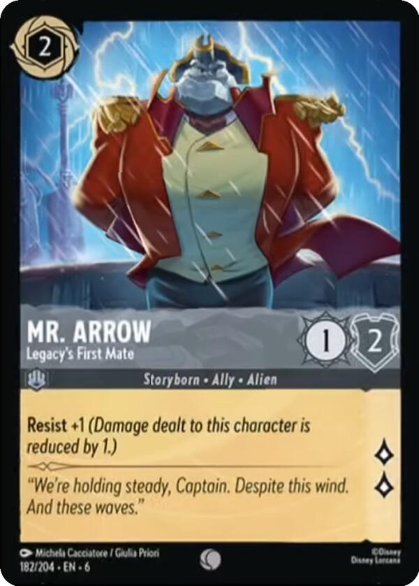 Disney Lorcana: Mr. Arrow - Legacy's First Mate card image