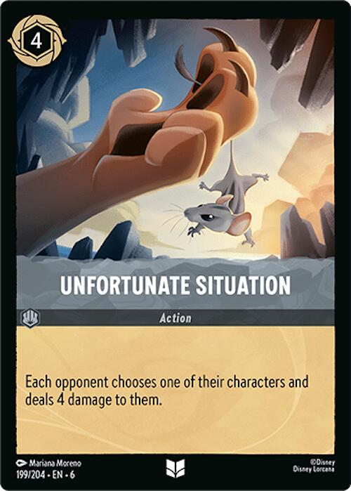 Disney Lorcana: Unfortunate Situation card image