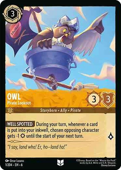 Disney Lorcana: Owl - Pirate Lookout card image