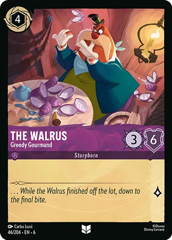 Disney Lorcana: The Walrus - Greedy Gourmand card image