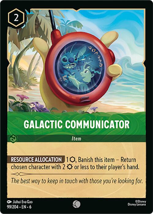 Disney Lorcana: Galactic Communicator card image