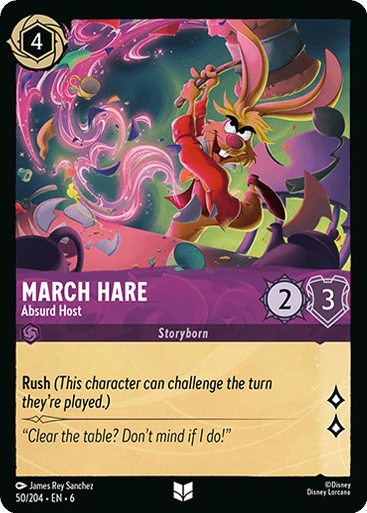 Disney Lorcana: March Hare - Absurd Host card image