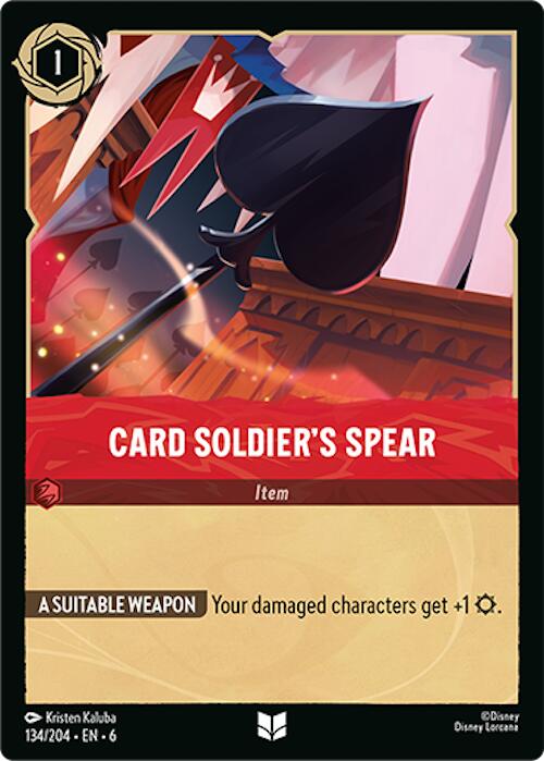 Disney Lorcana: Card Soldier's Spear card image