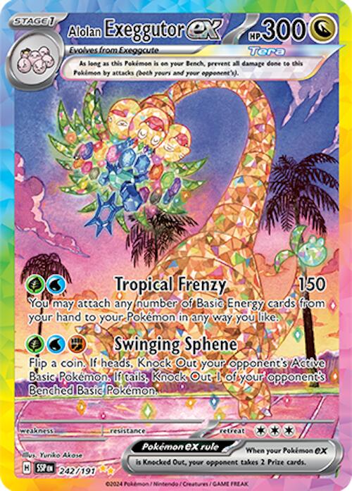 Pokemon: Alolan Exeggutor ex - 242/191 card image