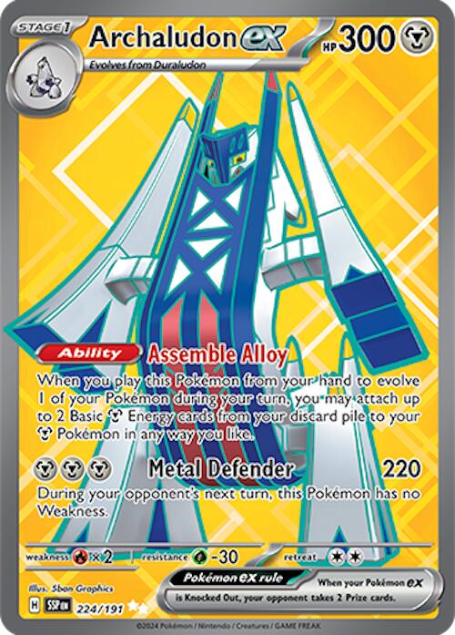 Pokemon: Archaludon ex - 224/191 card image