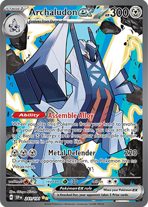 Pokemon: Archaludon ex - 241/191 card image