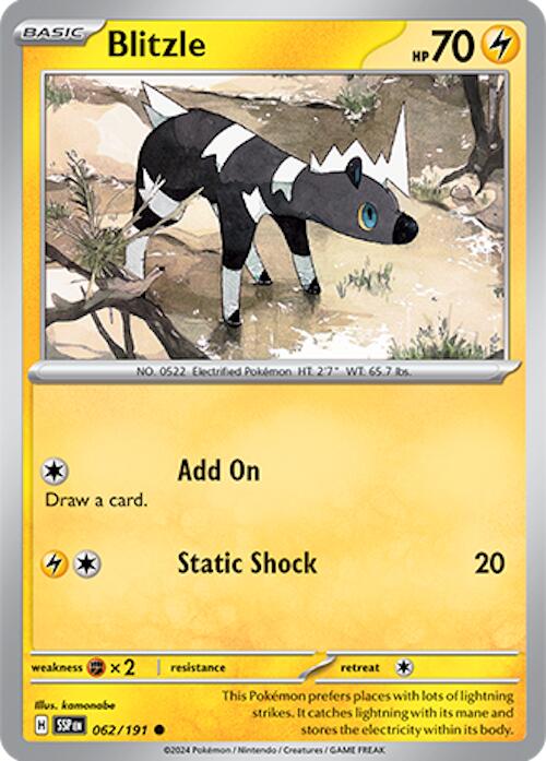 Pokemon: Blitzle card image