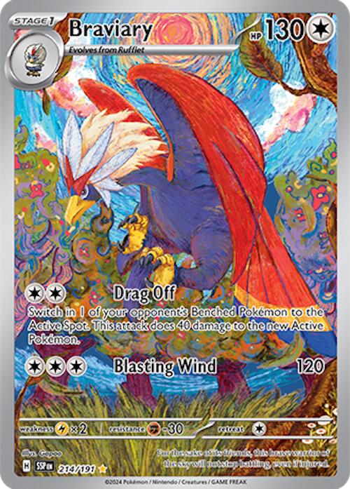 Pokemon: Braviary - 214/191 card image