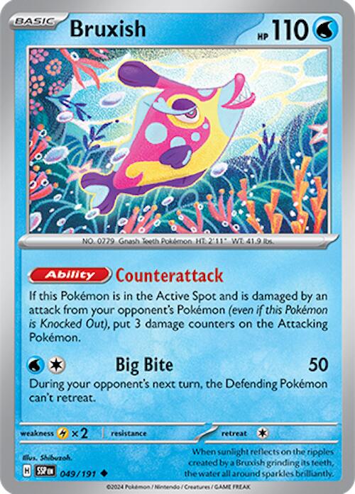 Pokemon: Bruxish - 049/191 card image